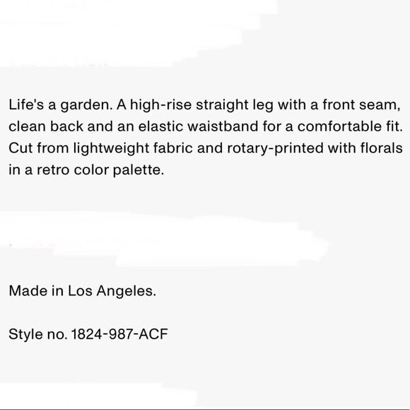 Mother Denim THE SPRINGY ANKLE Pant - The Accidental Florist Size 25 - Picture 16 of 16